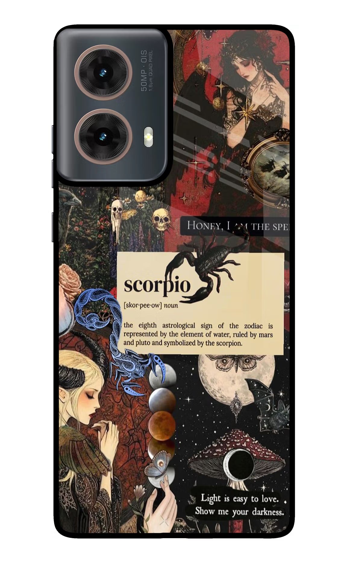 Scorpio Zodiac Motorola G85 Glass Case
