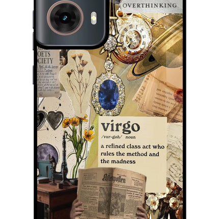 Virgo Zodiac Motorola G85 Glass Case