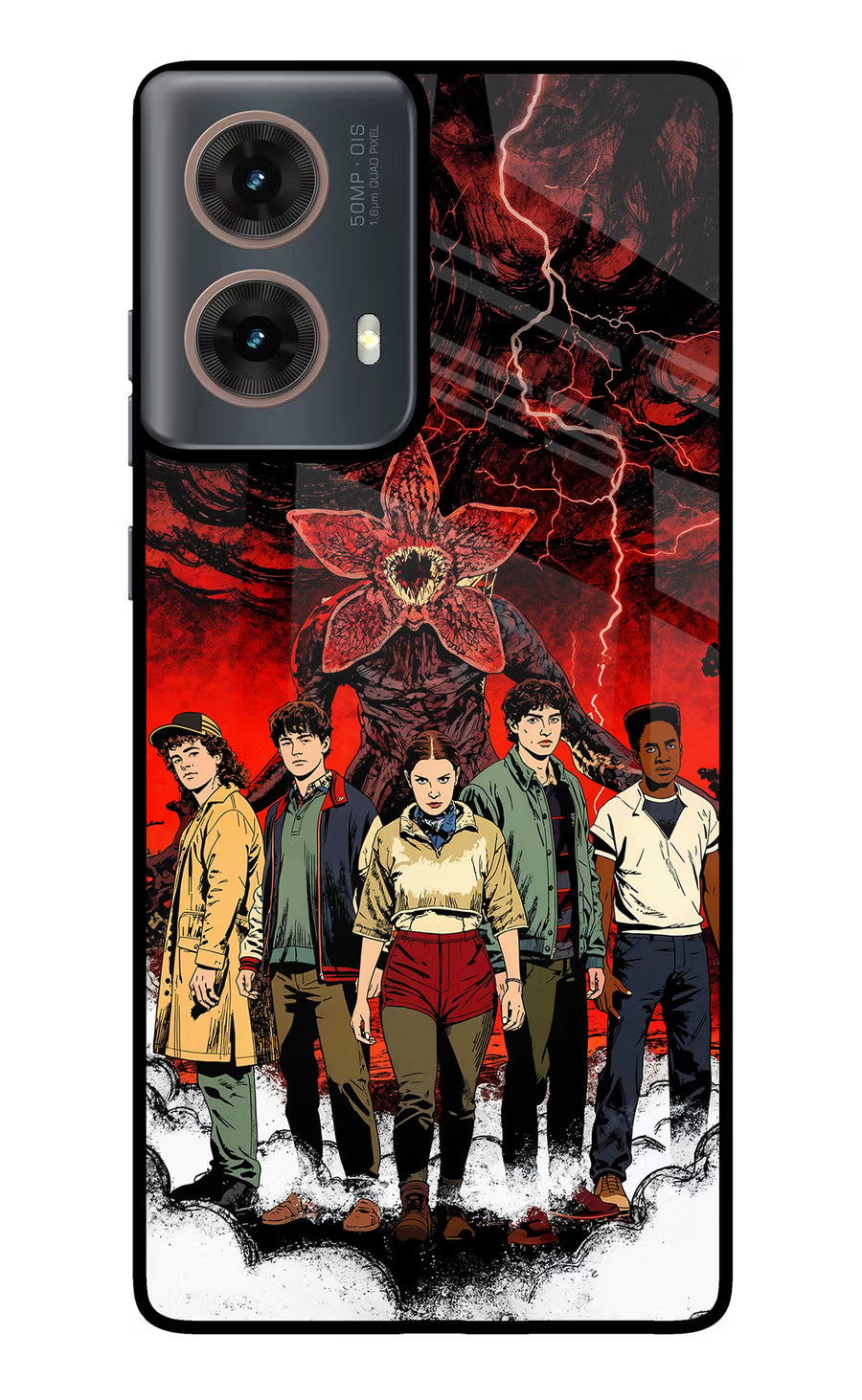 Ordinary Things Characters Motorola G85 Back Cover, Metal case