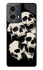 Dead Stack Motorola G85 Glass Case Back Cover by Casekaro