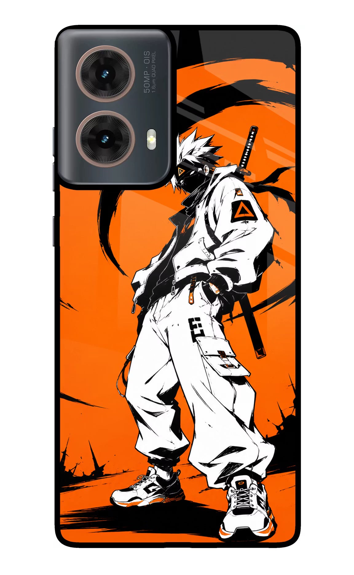Street Samurai  Motorola G85 Glass Case