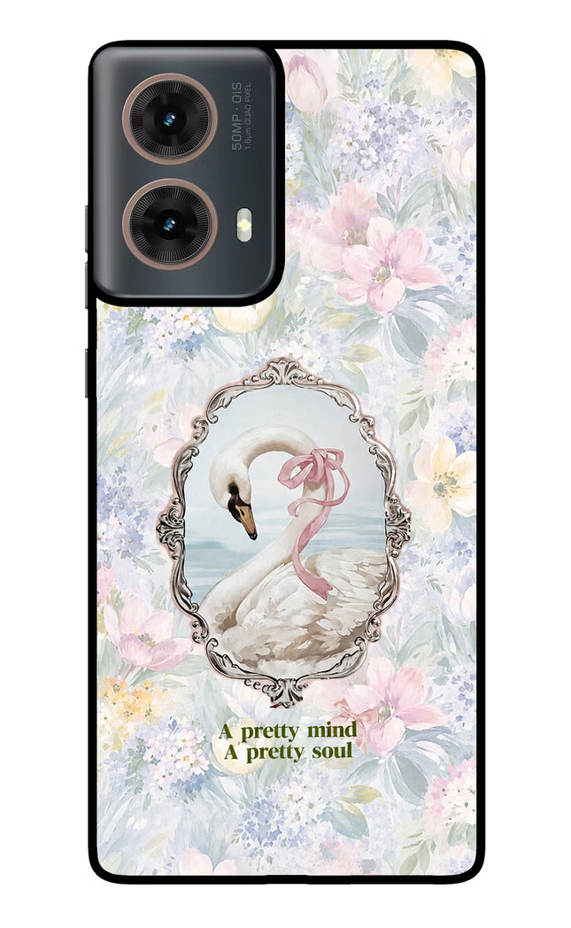 Pretty Mind Pretty Soul Motorola G85 Glass Case