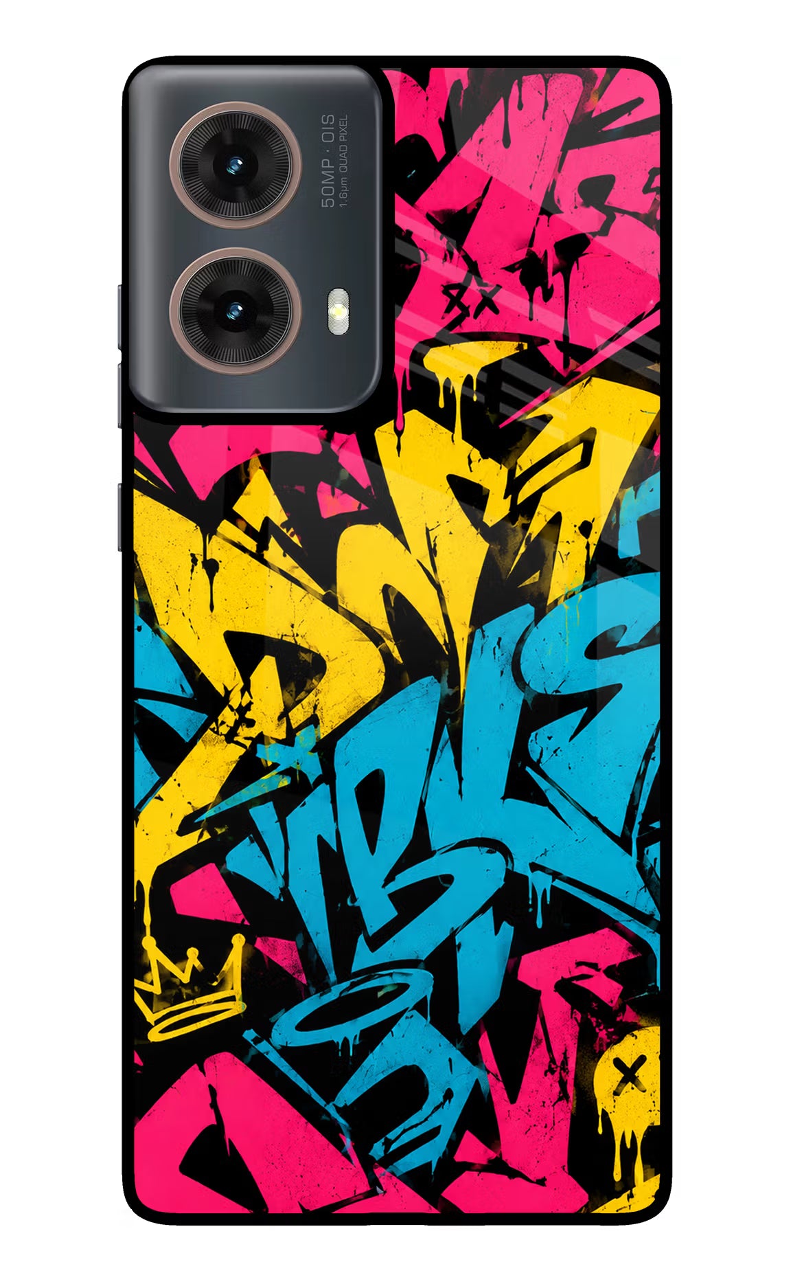 Graffiti Vibe Motorola G85 Glass Case