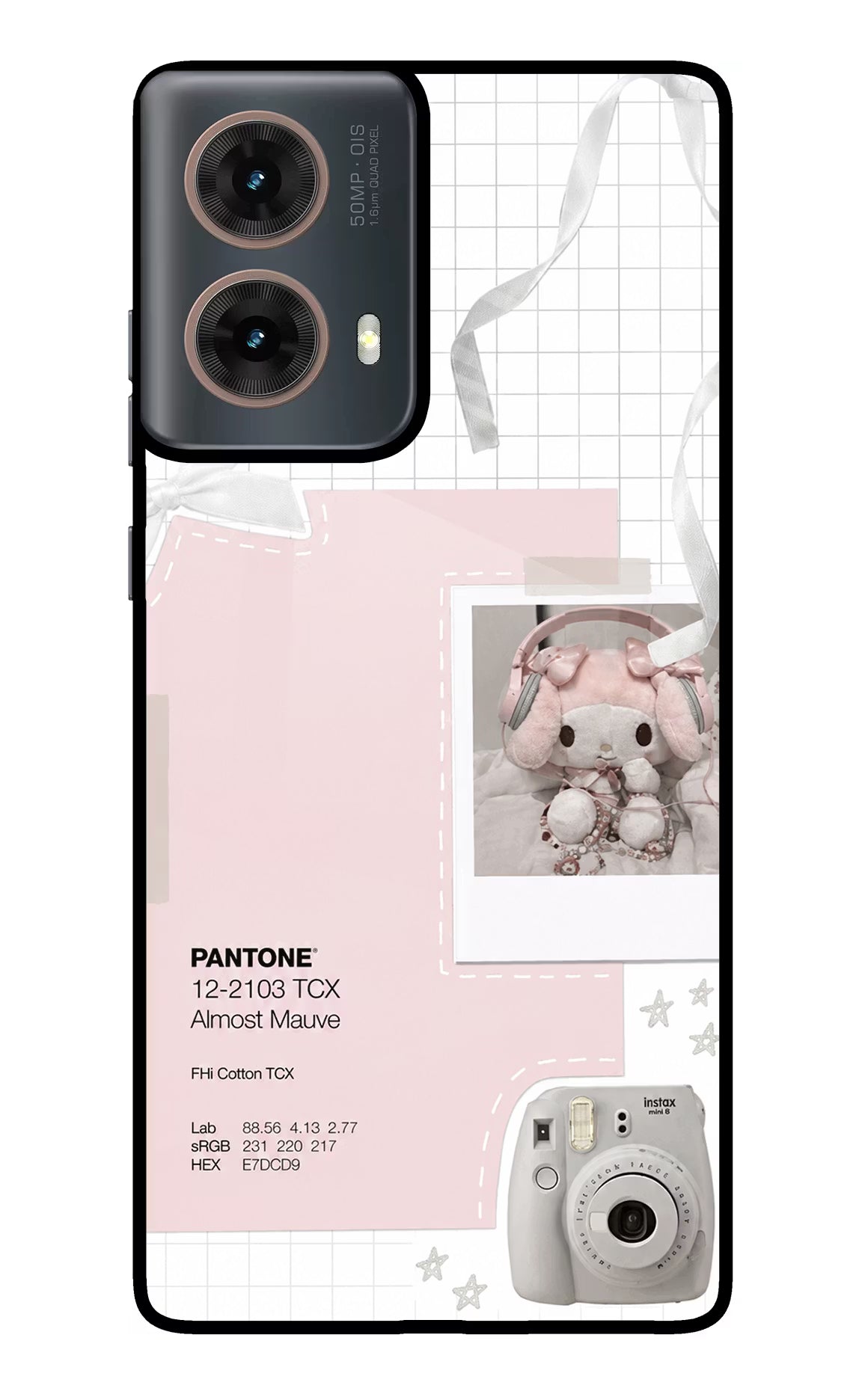 Pantone Asthetic Motorola G85 Glass Case