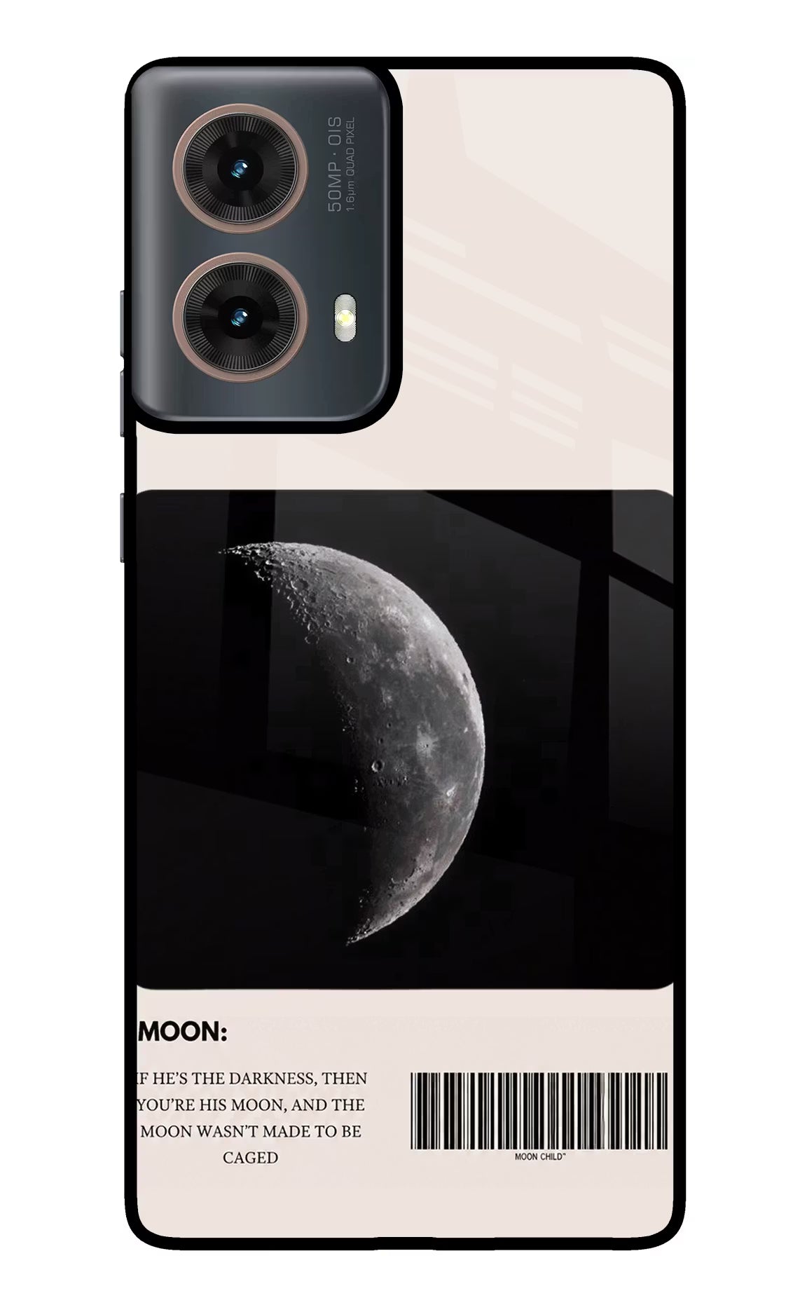 Moon Phase Motorola G85 Glass Case