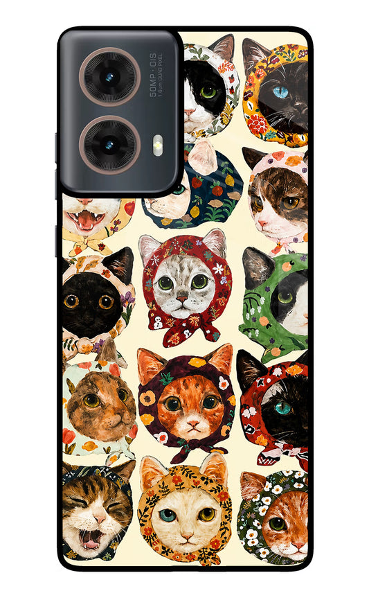 Cool Cat Motorola G85 Glass Case