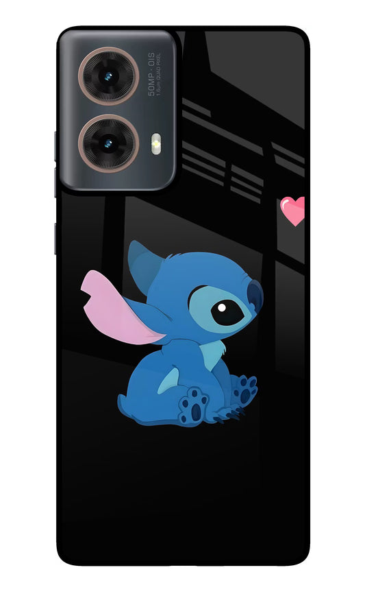 Stitch Crush Motorola G85 Glass Case