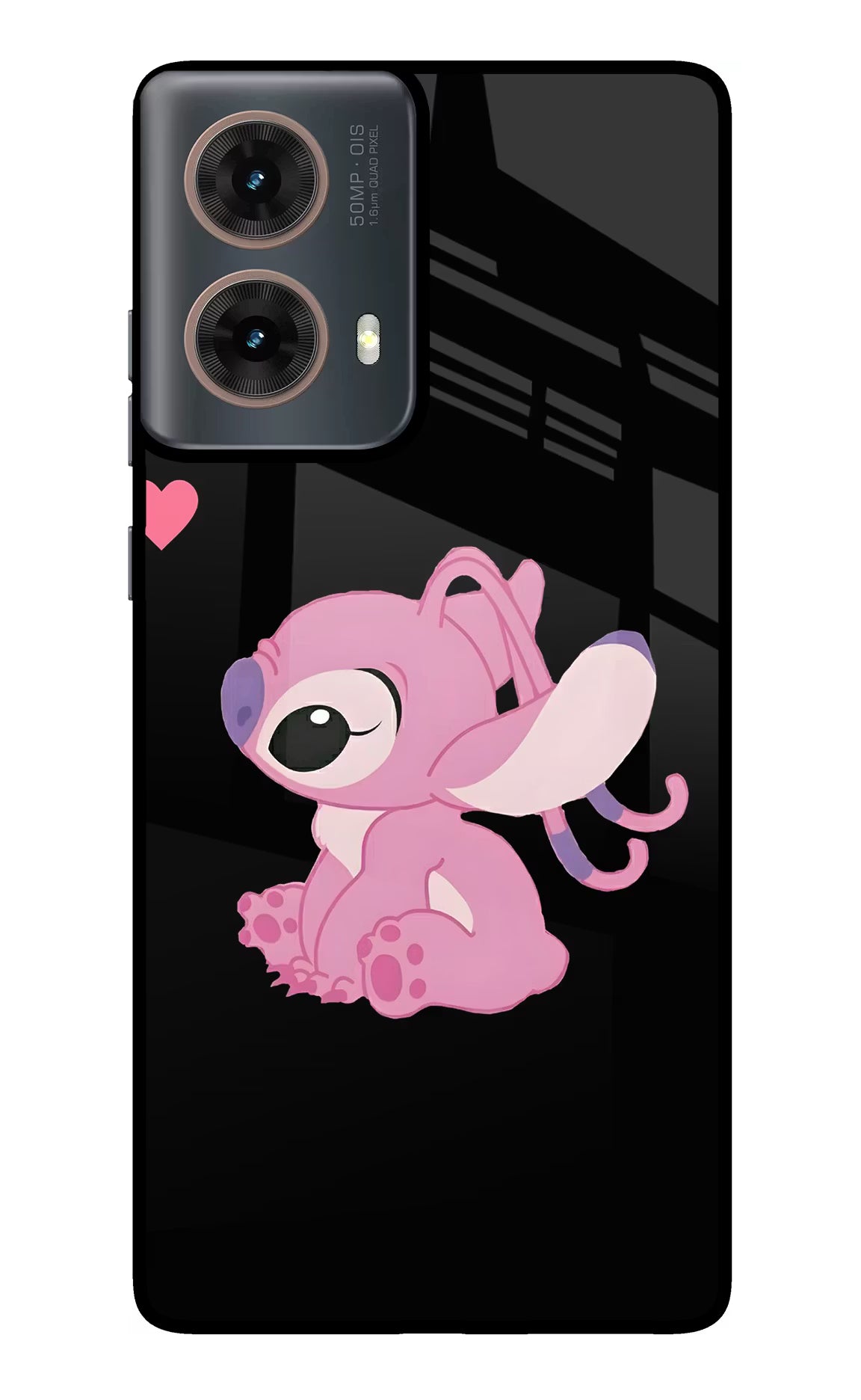 Angel Crush Motorola G85 Glass Case Back Cover by Casekaro