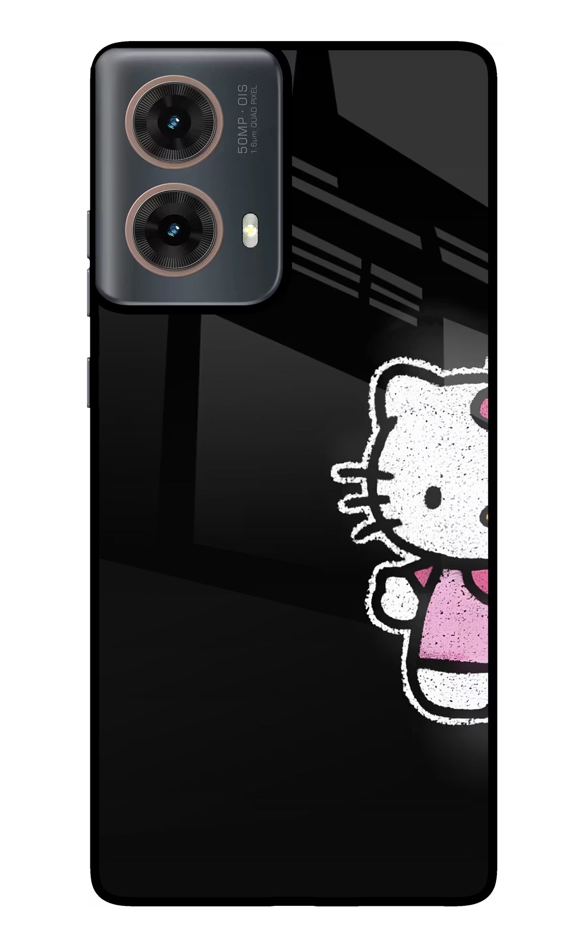 Kitty Charm Motorola G85 Glass Case