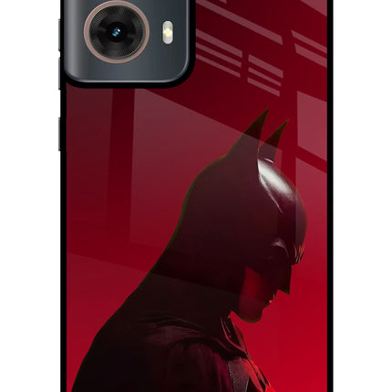 Dark Knight Motorola G85 Glass Case Back Cover by Casekaro