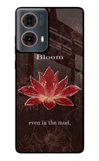 Bloom Motorola G85 Glass Case