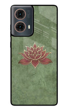 Lotus Grace Motorola G85 Glass Case
