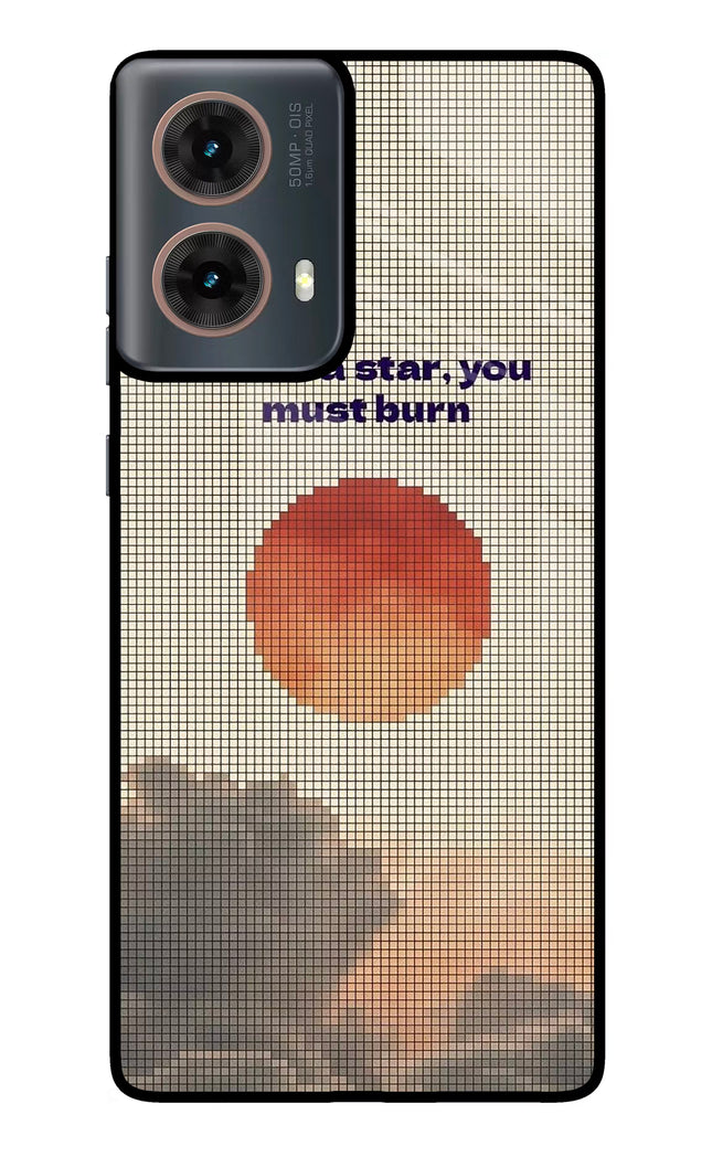Pixel Sun Motorola G85 Glass Case