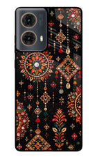 Boho Noir Motorola G85 Glass Case