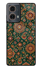 Green Pataka Motorola G85 Glass Case