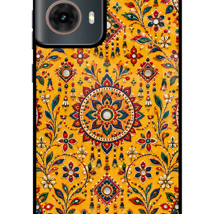 Sunlit Aura Motorola G85 Glass Case