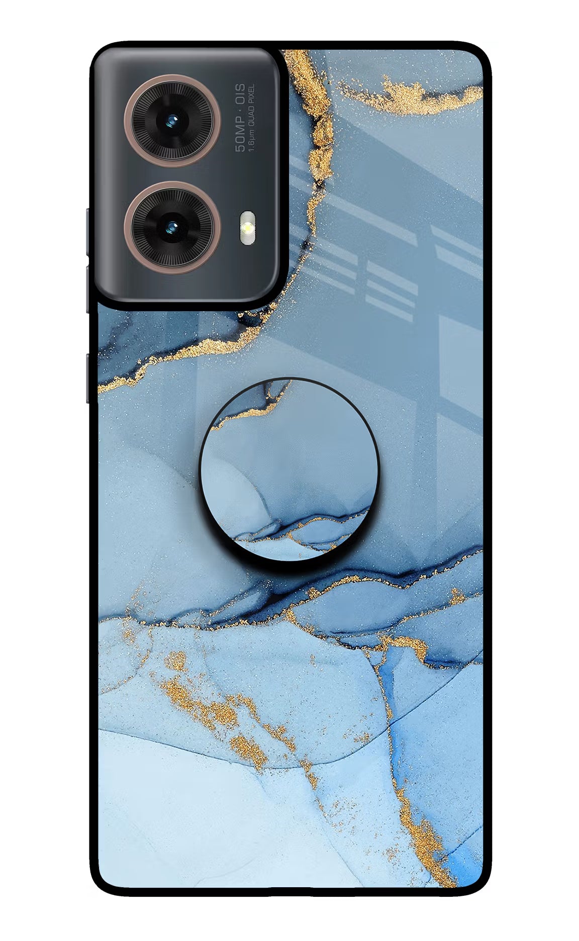 Blue Marble Motorola G85 Pop Case by Casekaro