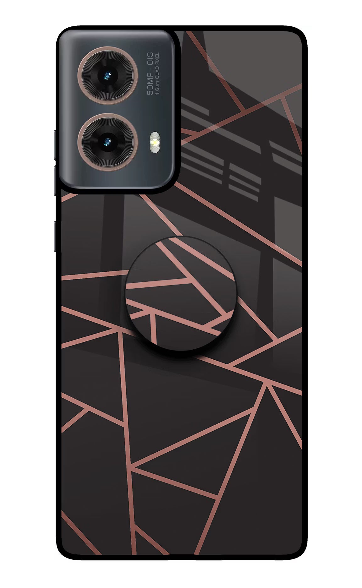 Geometric Pattern Motorola G85 Pop Case by Casekaro