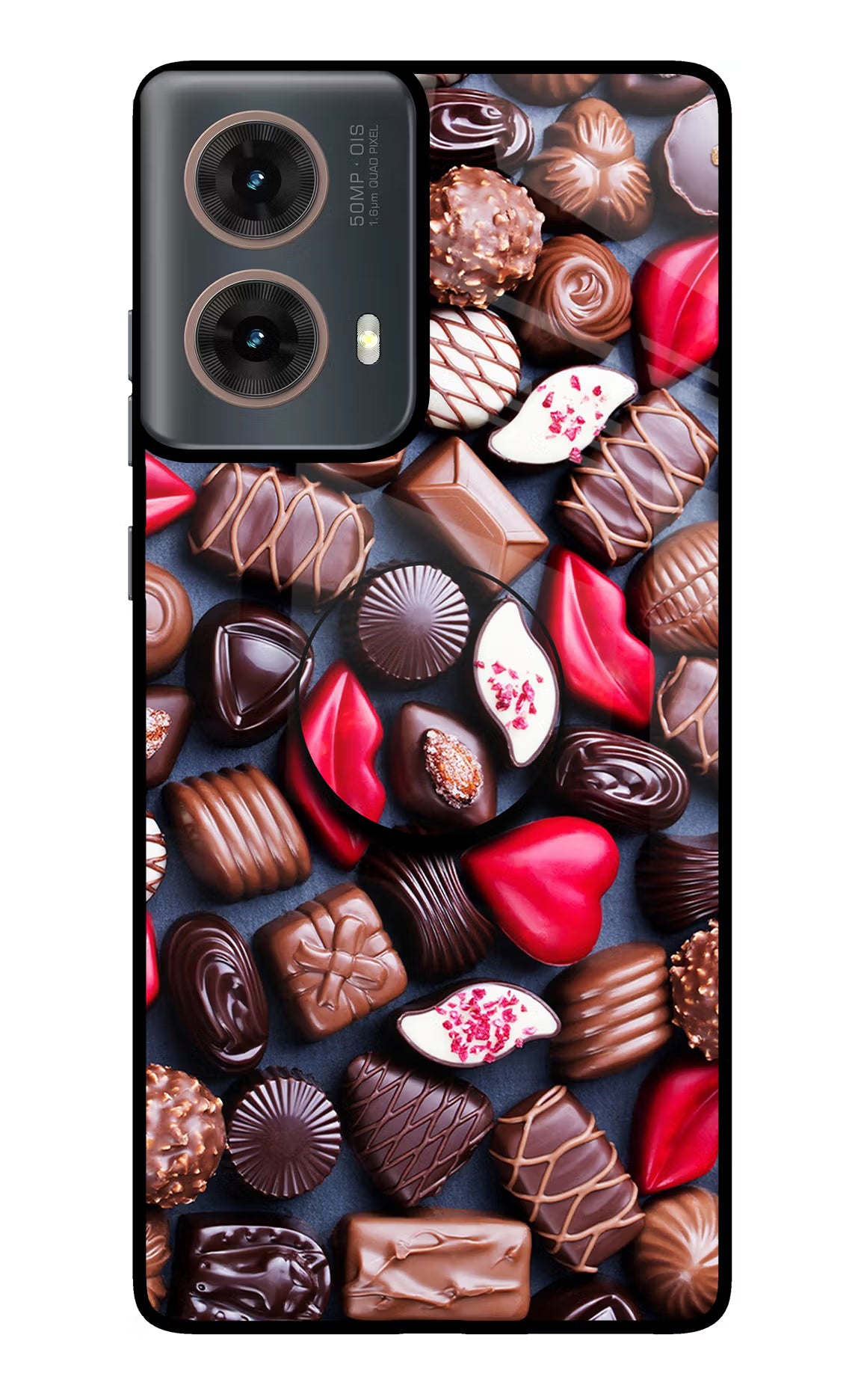 Chocolates Motorola G85 Pop Case by Casekaro