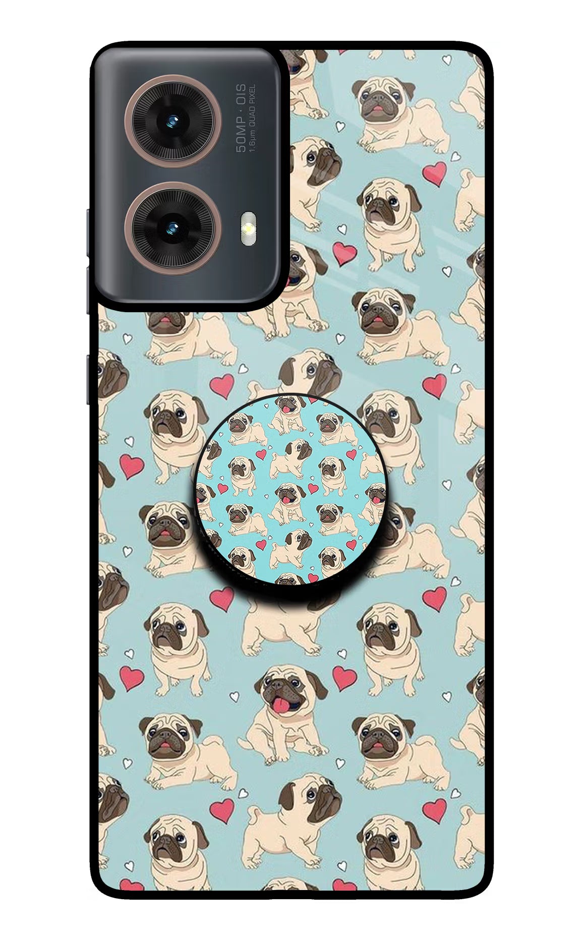 Pug Dog Motorola G85 Pop Case by Casekaro