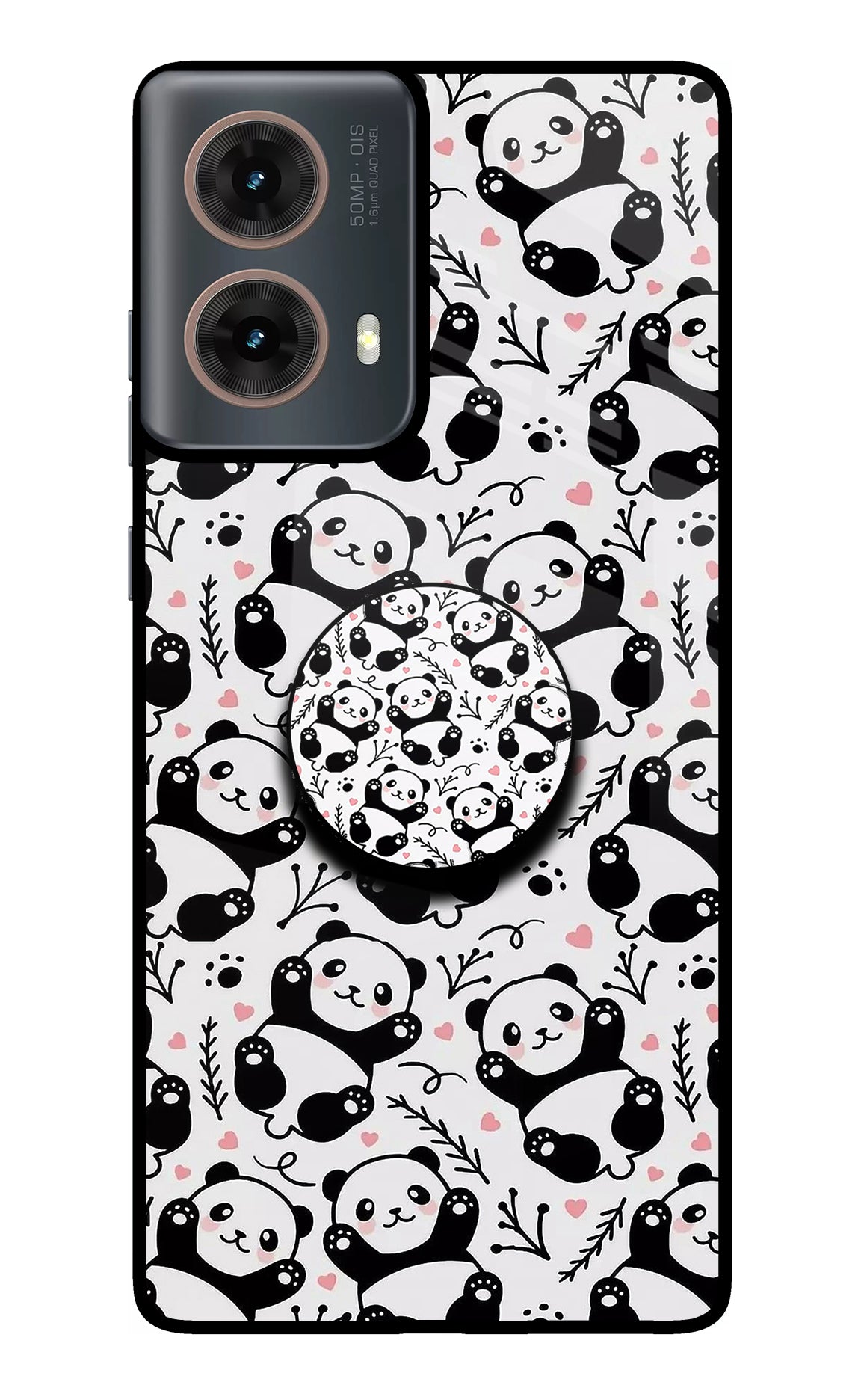 Cute Panda Motorola G85 Pop Case