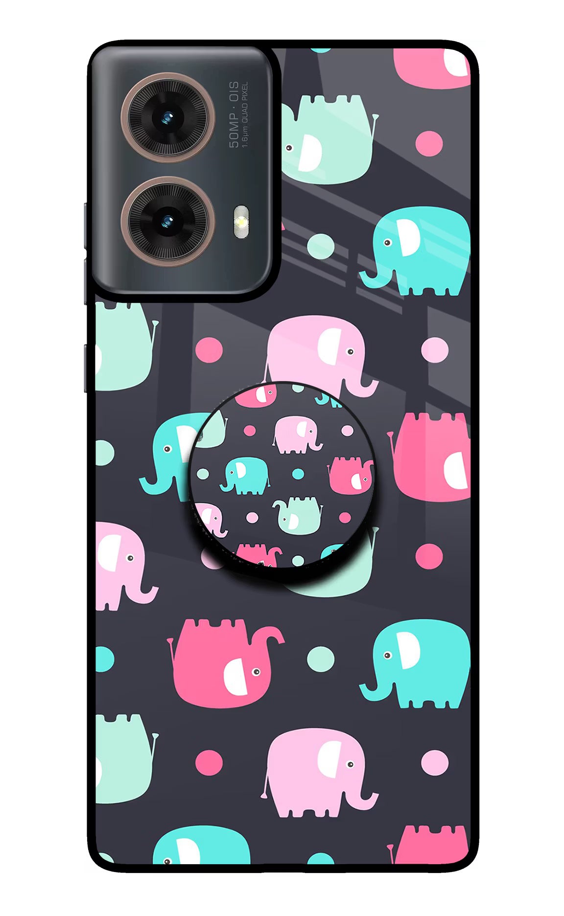 Baby Elephants Motorola G85 Pop Case by Casekaro