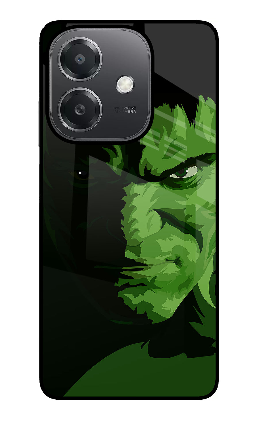 HULK OPPO A3x Back Cover, Glass case