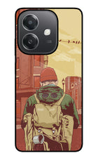Adventurous OPPO A3x Glass Case Back Cover by Casekaro