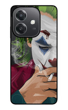Joker Smoking OPPO A3x Glass Case Back Cover by Casekaro