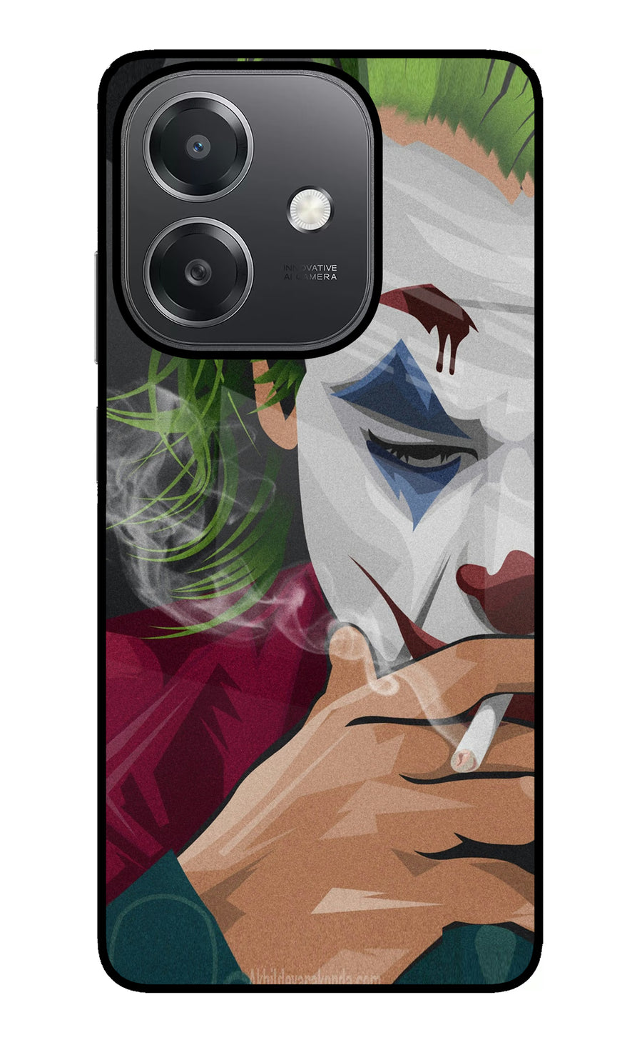 Joker Smoking OPPO A3x Back Cover, Glass case