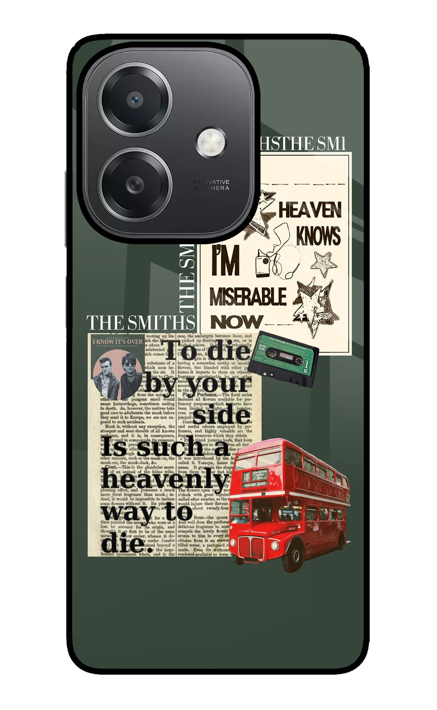 The Smiths OPPO A3x Back Cover, Glass case