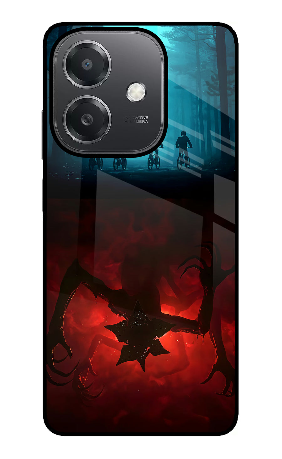 Ordinary Things Downside Up OPPO A3x Back Cover, Glass case