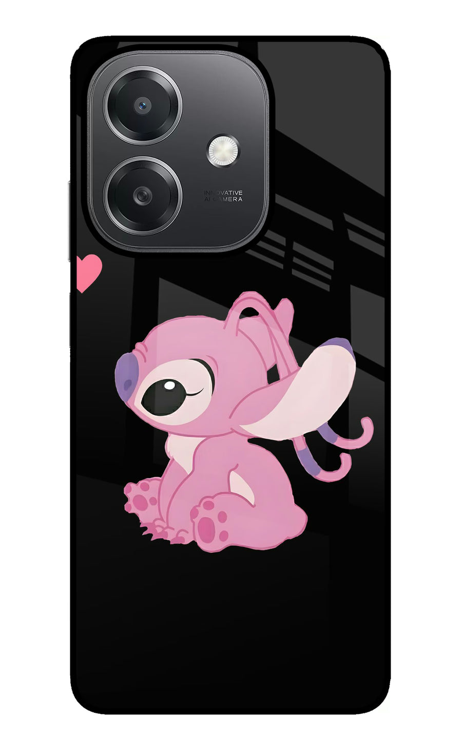 Angel Crush OPPO A3x Back Cover, Glass case