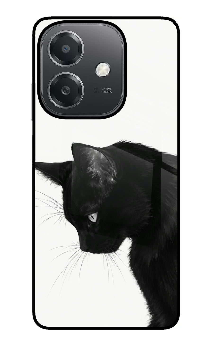 Shadow Gaze OPPO A3x Back Cover, Glass case