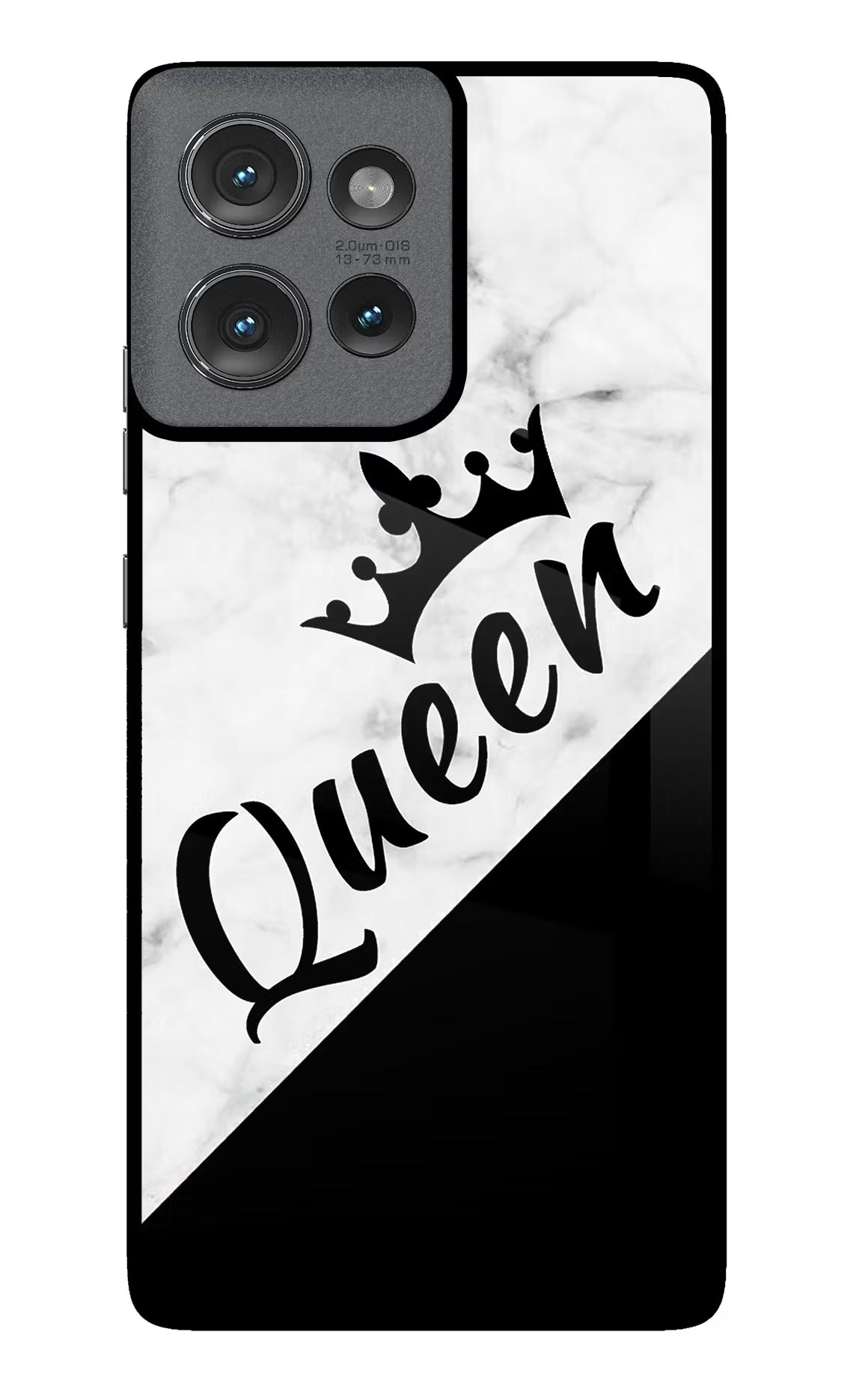 Queen Moto Edge 50 Glass Case