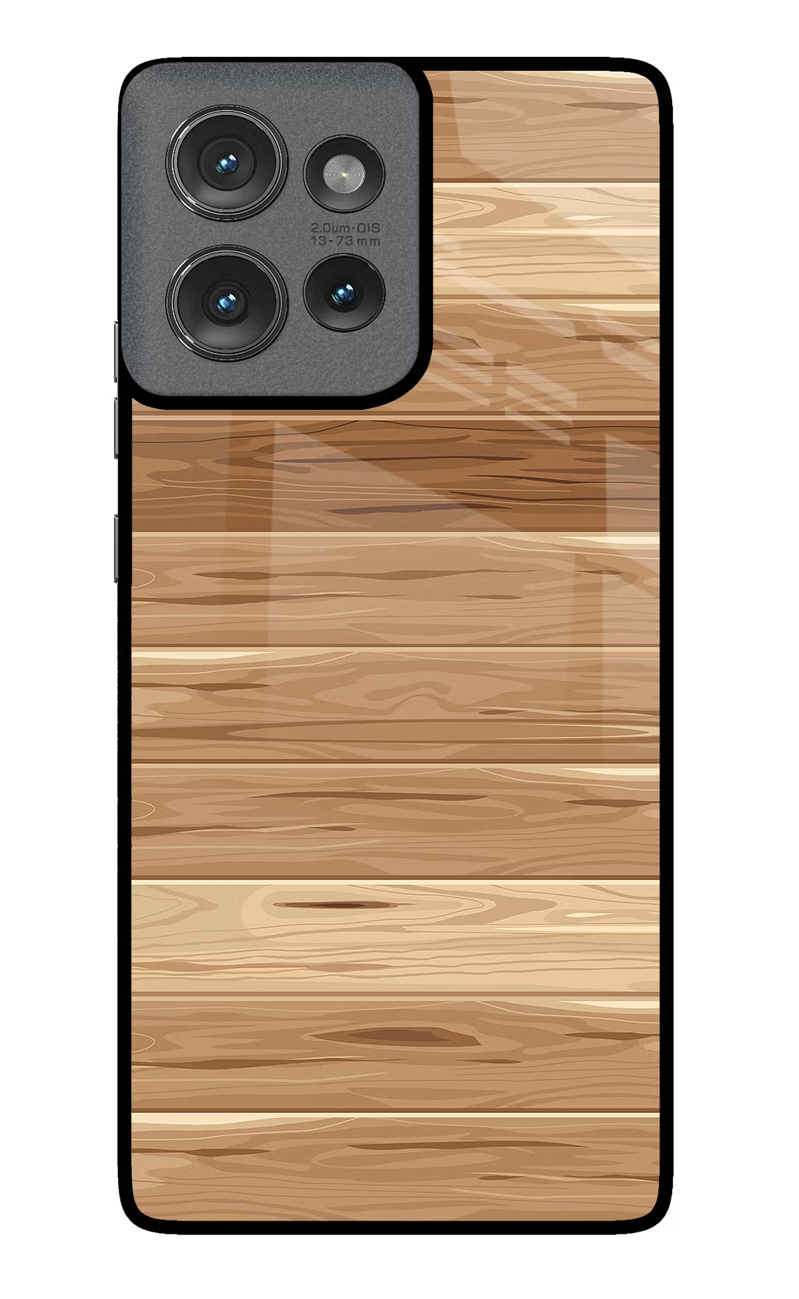 Wooden Vector Moto Edge 50 Glass Case