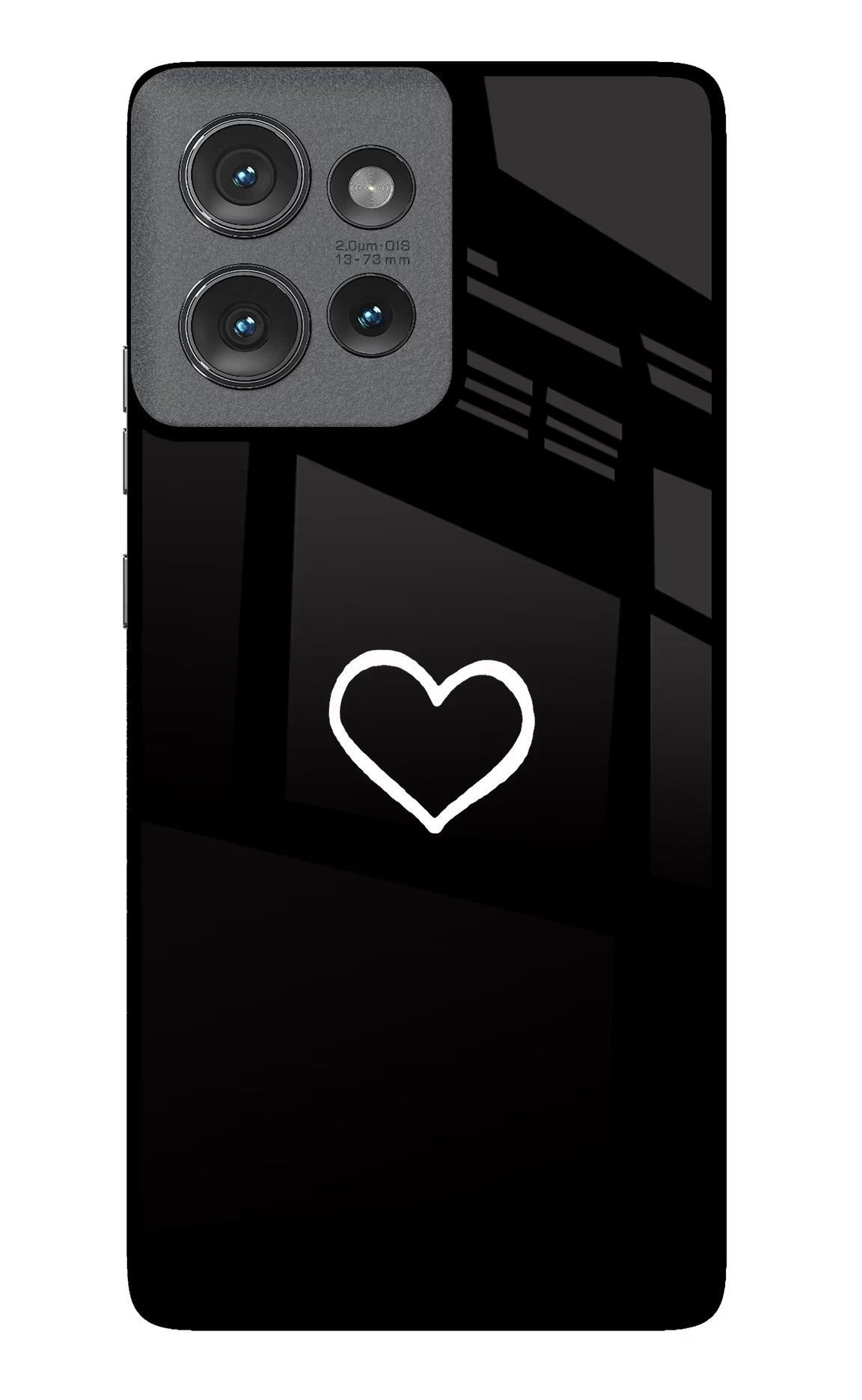 Heart Moto Edge 50 Glass Case