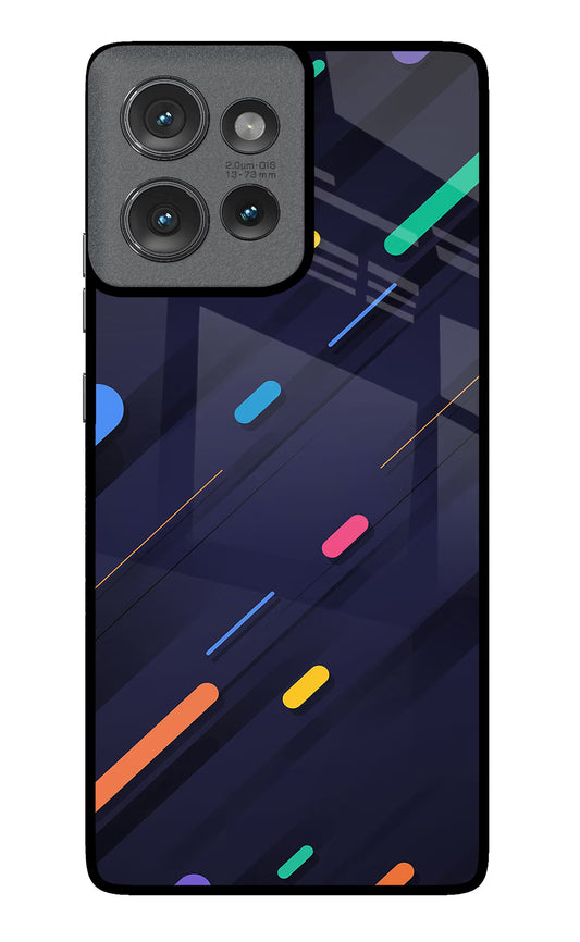 Abstract Design Moto Edge 50 Glass Case