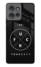 Go Fuck Yourself Moto Edge 50 Glass Case