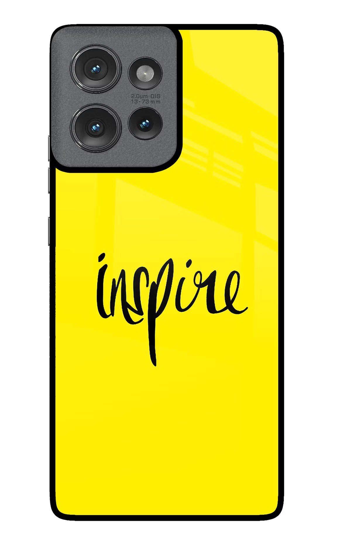Inspire Moto Edge 50 Glass Case Back Cover by Casekaro