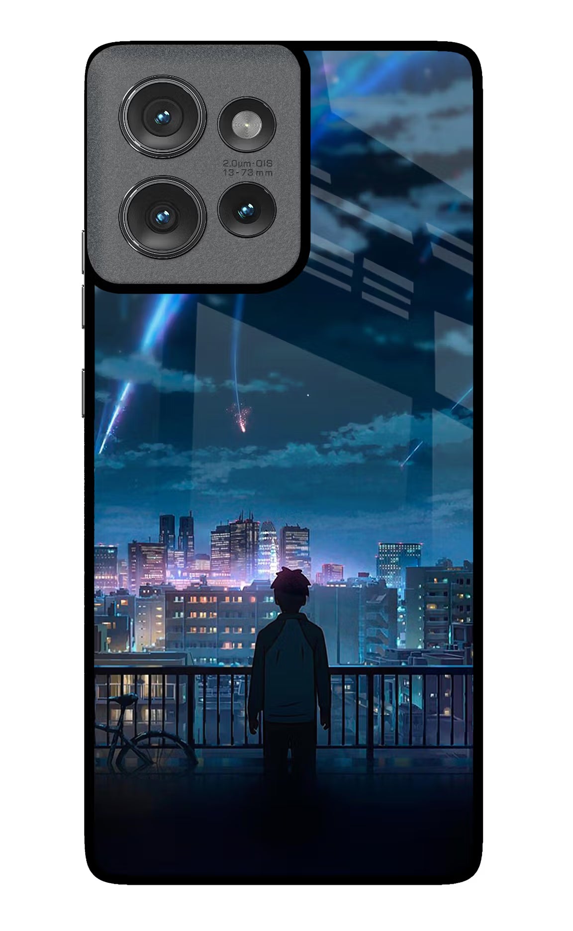 Anime Moto Edge 50 Glass Case Back Cover by Casekaro