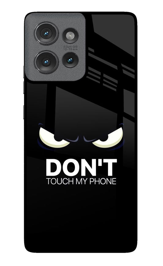 Don'T Touch My Phone Moto Edge 50 Glass Case
