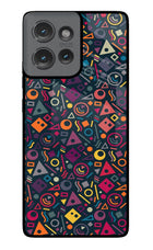 Geometric Abstract Moto Edge 50 Glass Case