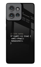 Life Motto Code Moto Edge 50 Glass Case