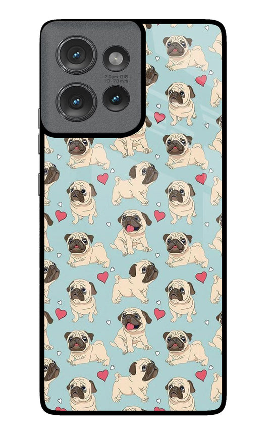 Pug Dog Moto Edge 50 Glass Case