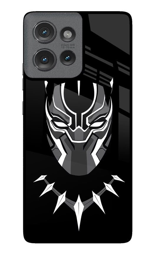 Black Panther Moto Edge 50 Glass Case