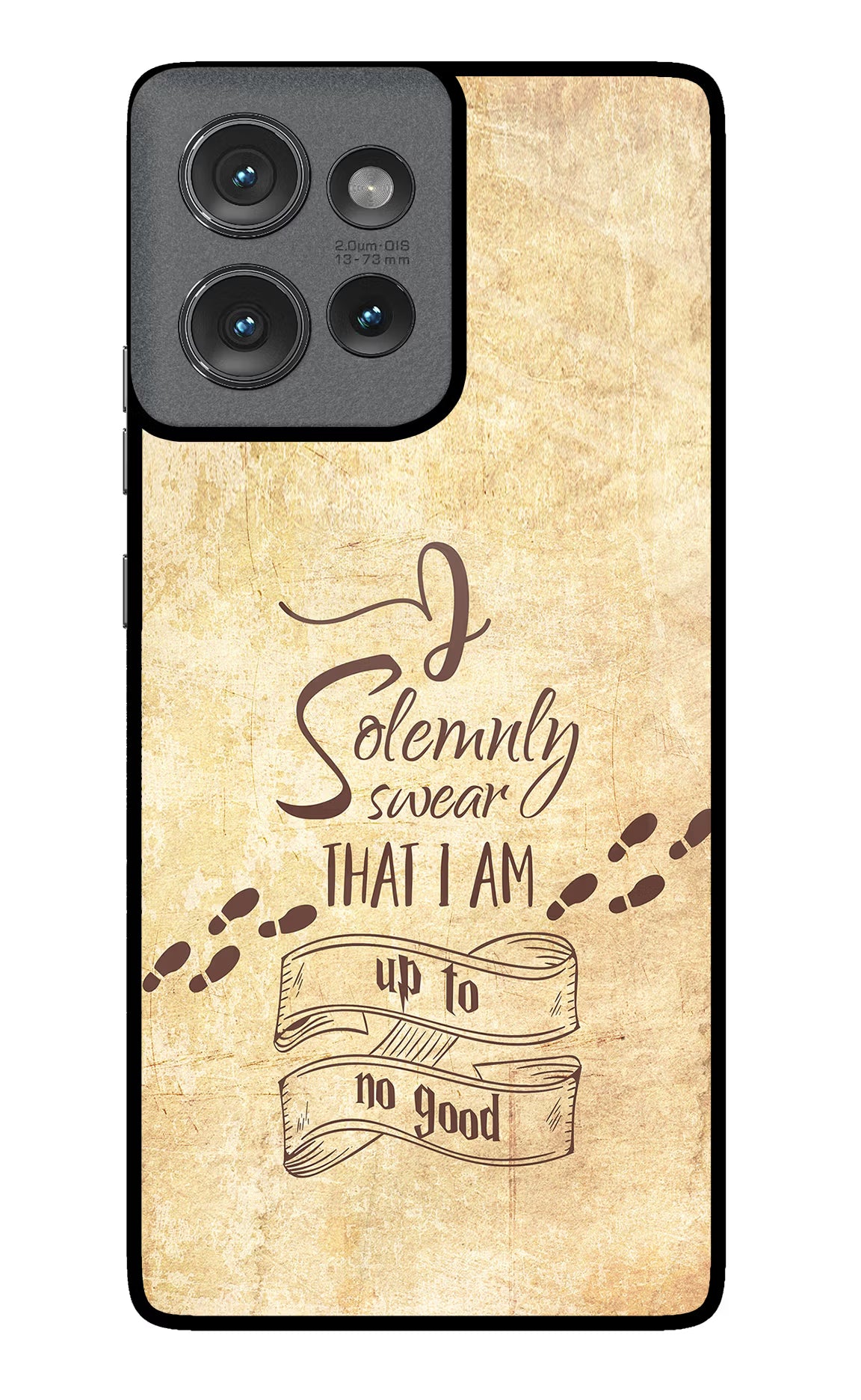 I Solemnly swear that i up to no good Moto Edge 50 Glass Case