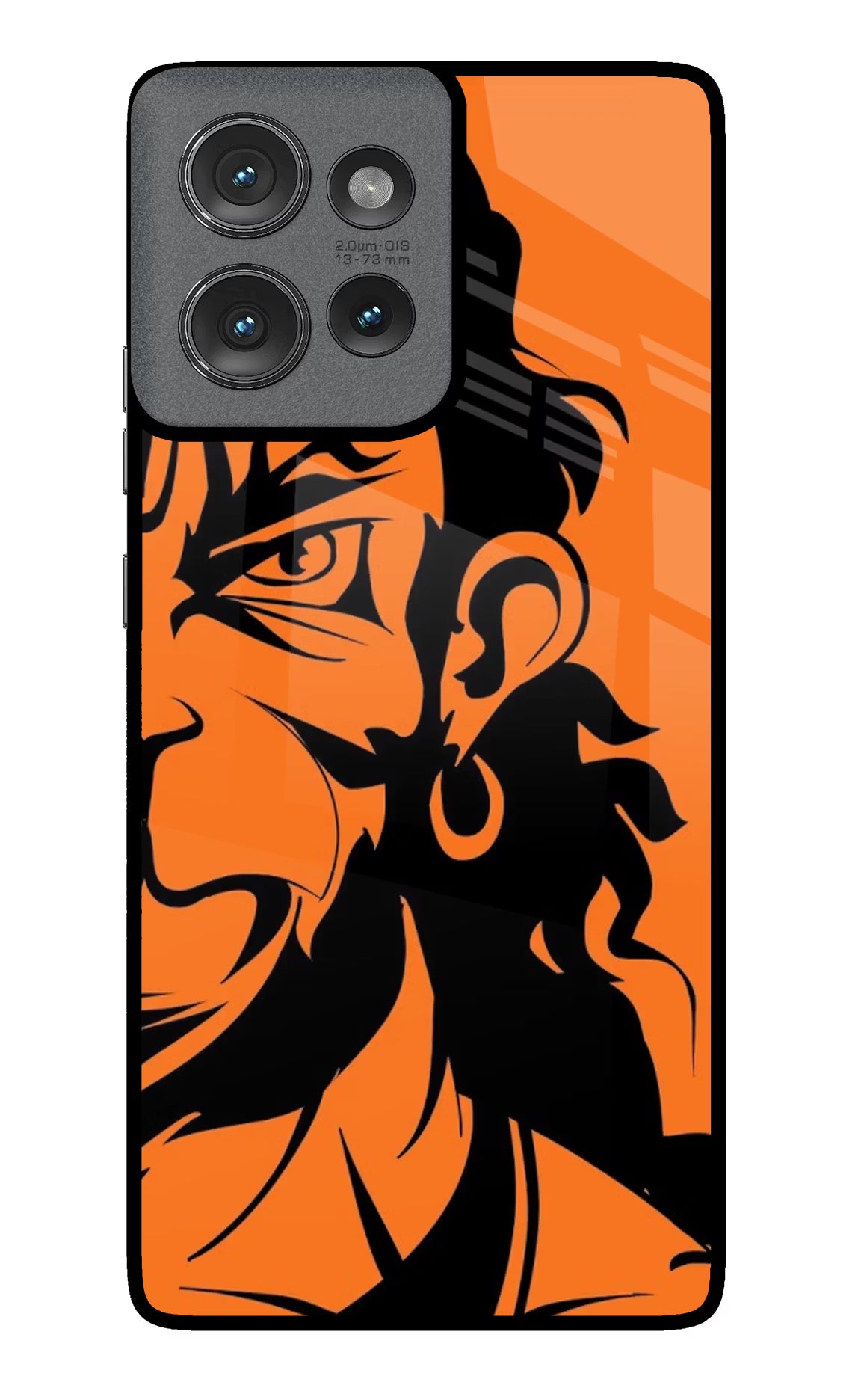 Hanuman Moto Edge 50 Glass Case Back Cover by Casekaro