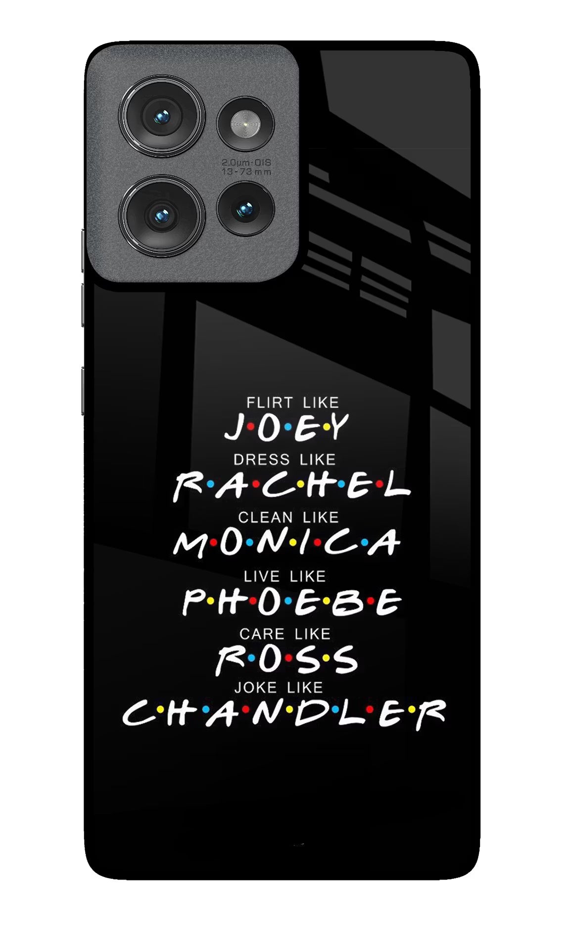 FRIENDS Character Moto Edge 50 Glass Case