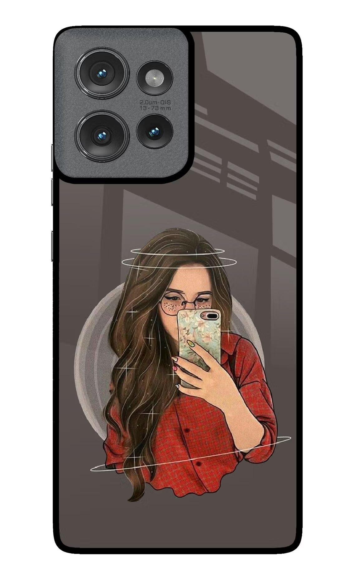 Selfie Queen Moto Edge 50 Glass Case